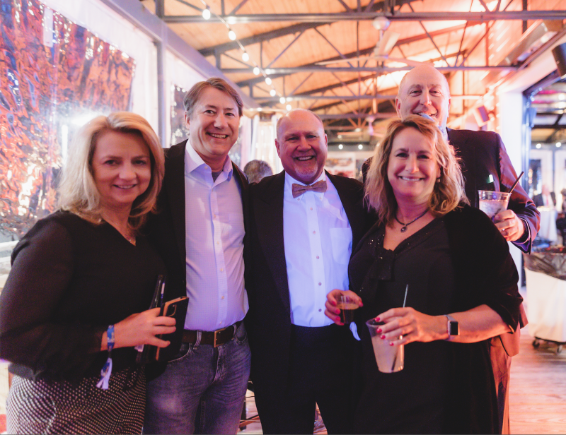 Enjoying the Gala are (l-r) Christine and John Cooper, Commissioner Paul Bauer, Iris Curtis and Bill Bond. SUBMITTED PHOTO